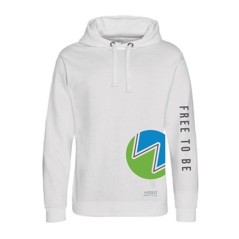Felpa con Cappuccio Unisex Logo Color Weppa