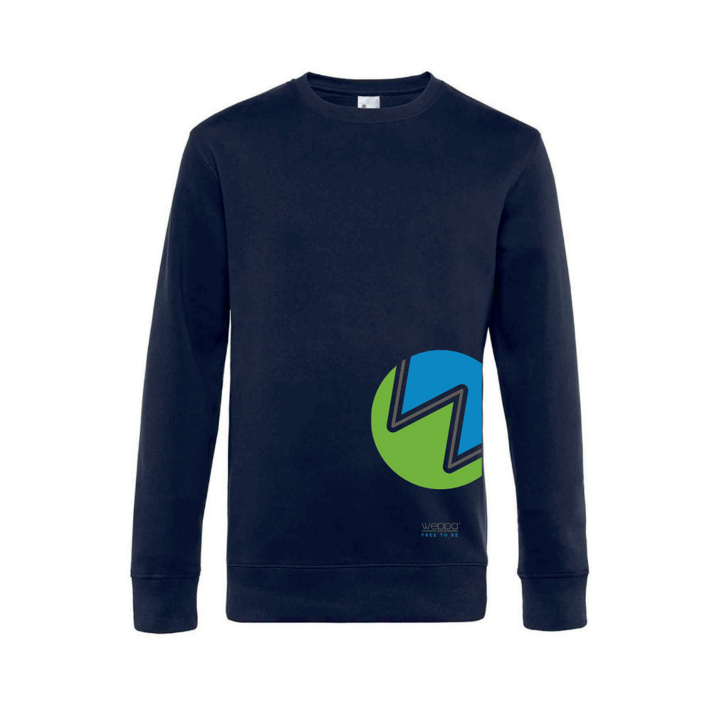 Felpa Girocollo Uomo Logo Color Weppa