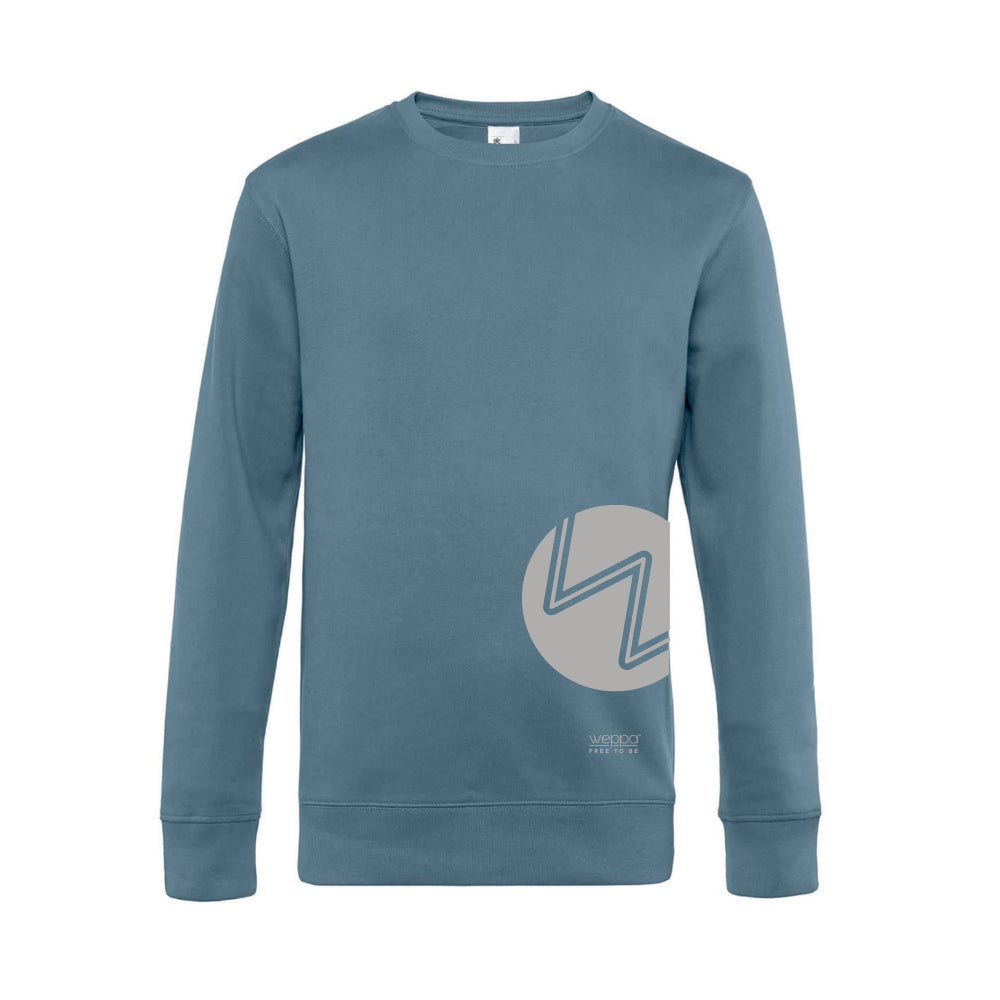 Felpa Girocollo Uomo Logo Monocolor Weppa