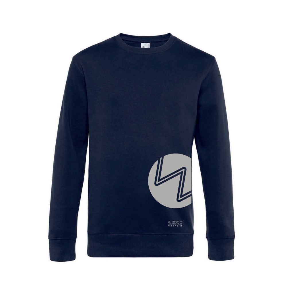 Felpa Girocollo Uomo Logo Monocolor Weppa