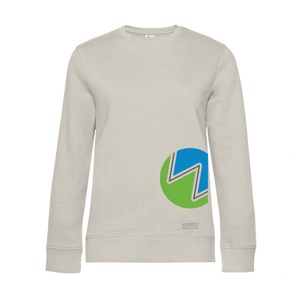 Felpa Girocollo Donna Logo Color Weppa